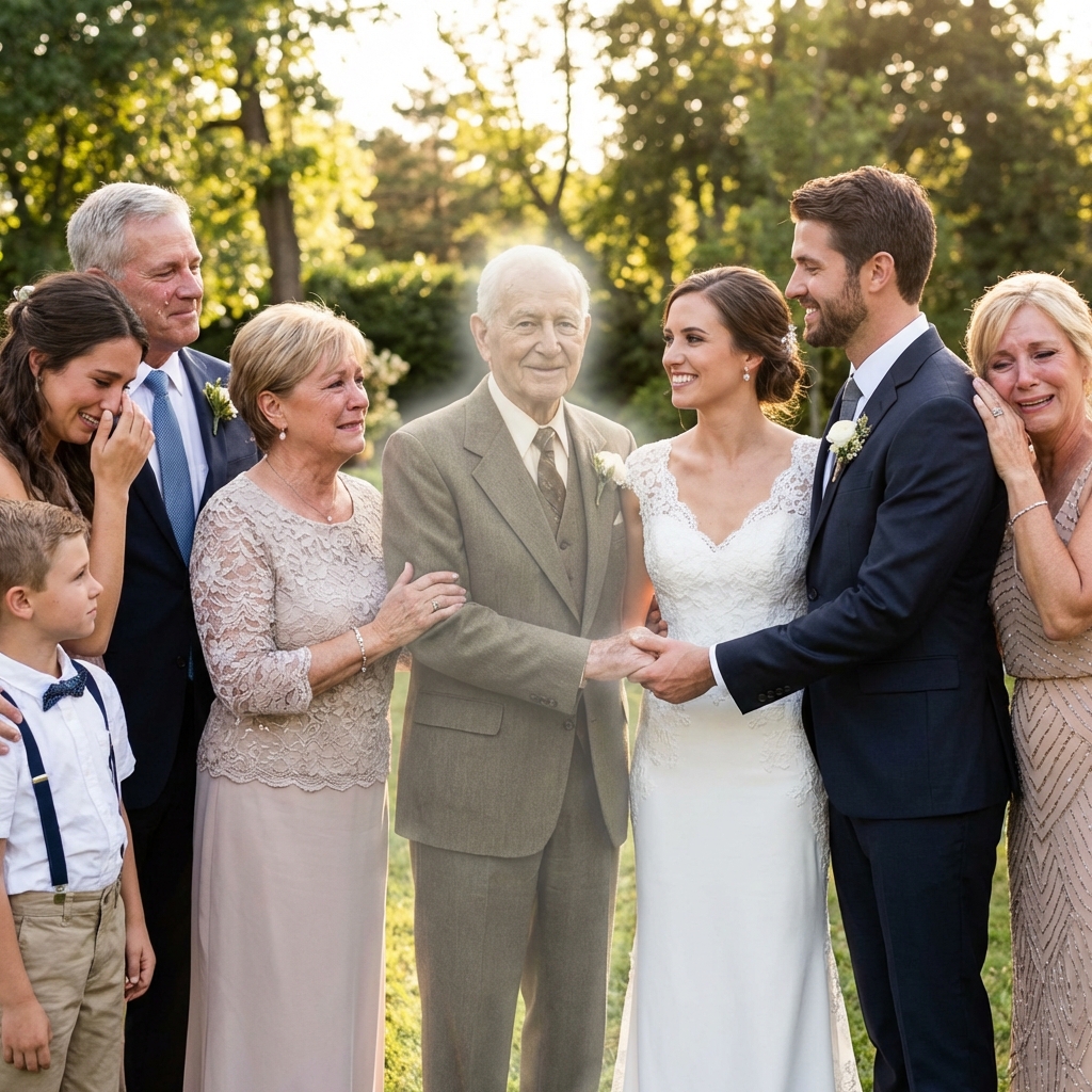 Custom add deceased loved one to photo - meaningful memorial portrait